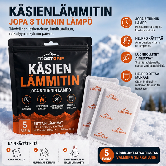 Pidä kädet lämpiminä rinteessä